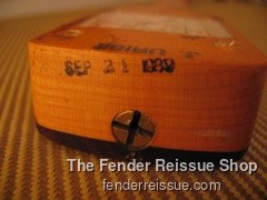 Fender Stratocaster - Reissue Strat Necks — SEP 21 1989