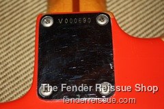 Fender Stratocaster - Reissue Strat Serial Numbers — V000690