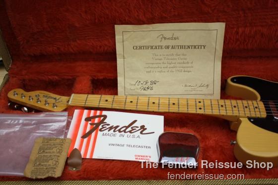 1988 Fender '52 Reissue Telecaster SOLD — 004 6