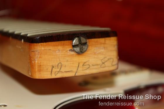 1982 Fender '62 Reissue Stratocaster. SOLD — 019 10