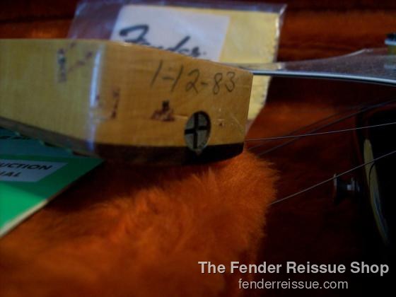 1983 Fender '62 Reissue Stratocaster. SOLD — 100 0607