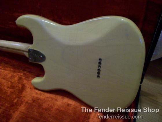 1973 fender strat hardtail blonde custom color stratocaster