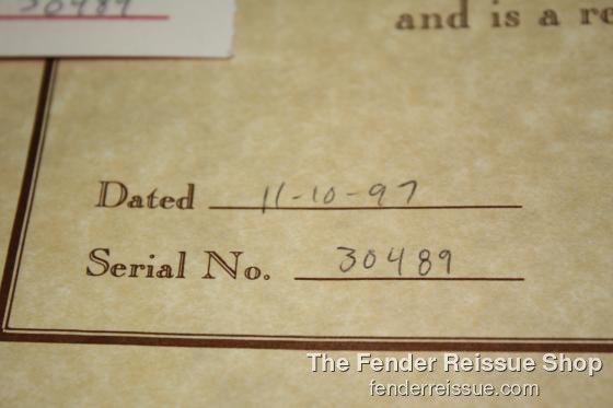 1997 Fender '52 Reissue Tele - SOLD — 106