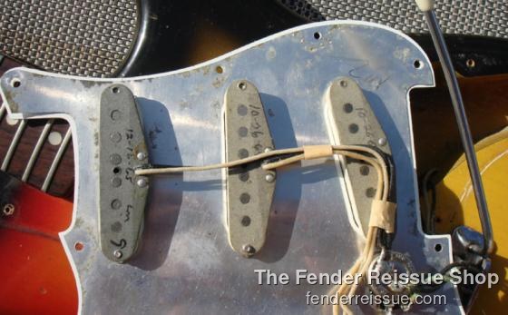 fender 1965 stratocaster pickups pots electronics switch wiring
