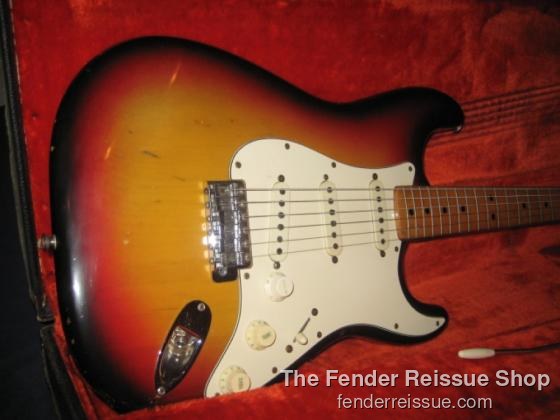 1973 1072 fender stratocaster sunburst vintage
