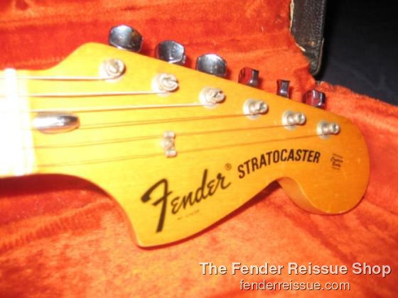 fender 1972 1973 stratocaster neck headstock decal strat