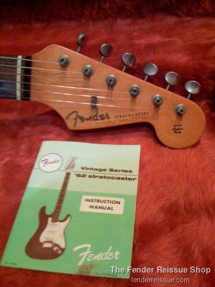 1988 Fender '62 Reissue Stratocaster SOLD. — 0