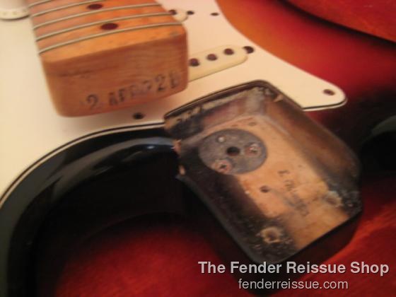 fender 1973 neck pocket sunburst neck date