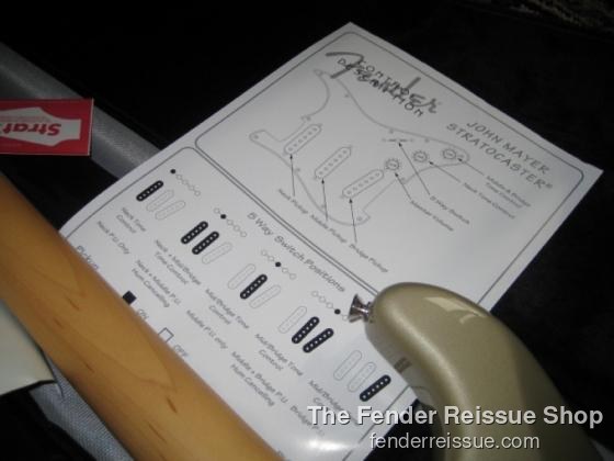 fender john mayer big dipper pickups information sheet