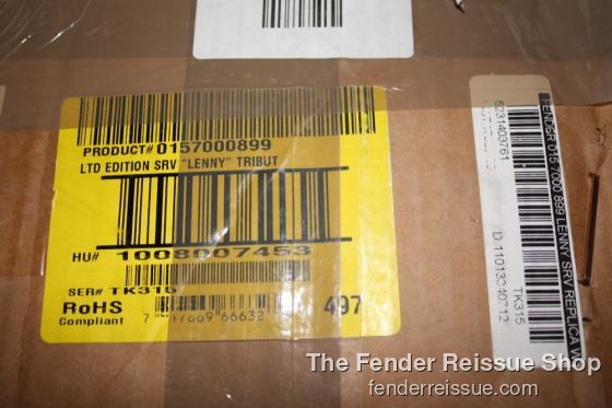 fender lenny box case documentation