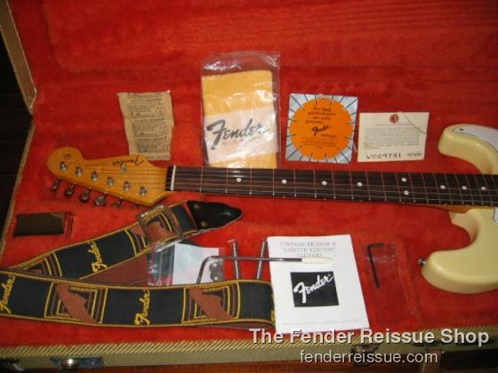 1988 Fender '62 Reissue Stratocaster - Sold
