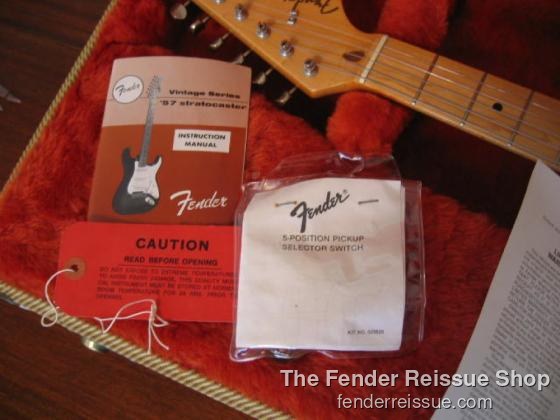 1987 Fender '57 Reissue Stratocaster - Sold