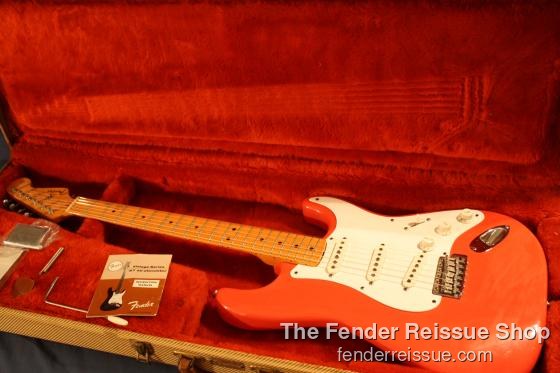 1982 Fender '57 Reissue Stratocaster Fiesta Red - SOLD