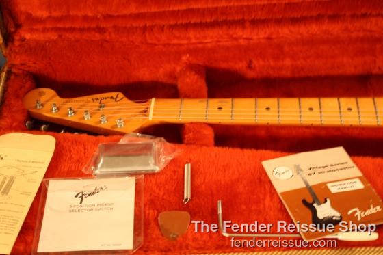 1982 Fender '57 Reissue Stratocaster Fiesta Red - SOLD