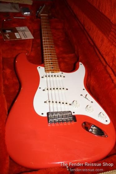 1982 Fender '57 Reissue Stratocaster Fiesta Red - SOLD
