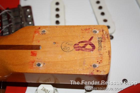 1982 Fender '57 Reissue Stratocaster Fiesta Red - SOLD