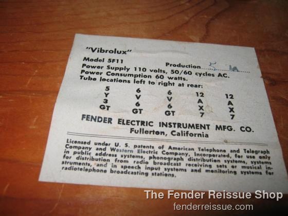 1956 Fender Vibrolux SOLD