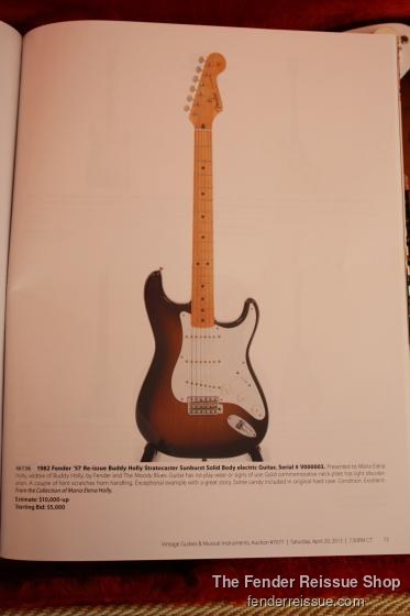 V000003 1982 '57 Reissue Stratocaster From Estate of Buddy Holly