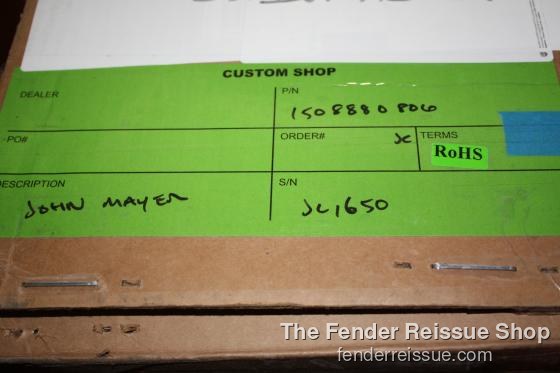 Fender John Mayer Limited Edition Black1 Custom Shop Masterbuilt Stratocaster