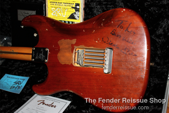 Fender Stevie Ray Vaughan Custom Shop Lenny Tribute Strat. SOLD.